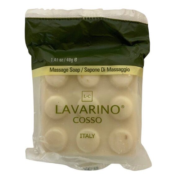 Lavarino Cosso Massage Soap Lot Of 6 Bars 1.41 Oz Each Travel Size Made In Italy - Picture 3 of 4